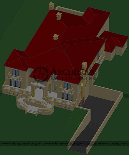 Residential Architectural 3D Modeling AutoCAD Australia