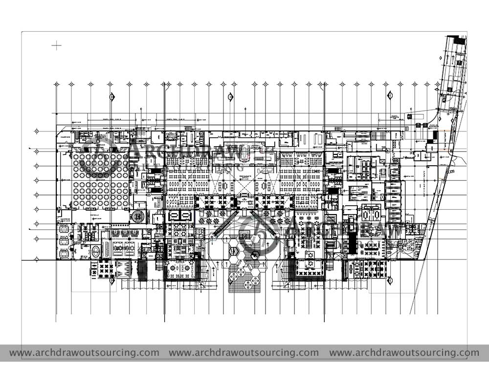 Building Section Plan Drawing - Colorado