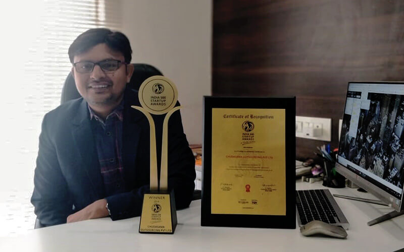 India 500 Startup Award Winner - Chandresh Chudasama