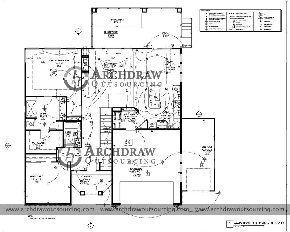 Electrical Plan Drawing - Colorado