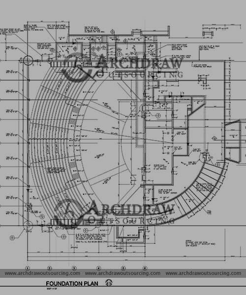 Architectural CAD Drawing in Texas