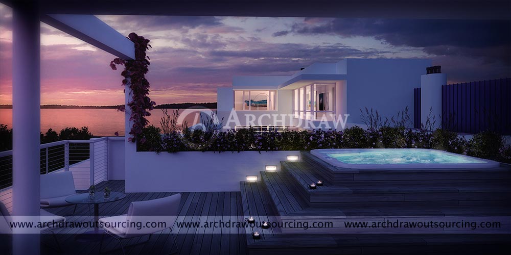 Beach House 3D Rendering Melbourne