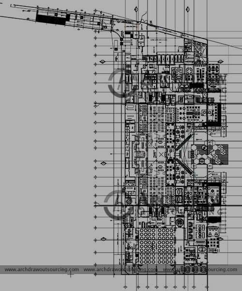 Restaurant Floor Plan Drawing Australia