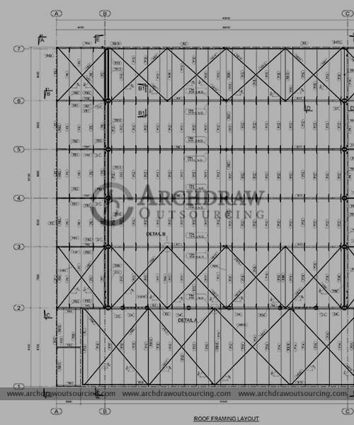 Steel Fabrication Shop Drawing Project USA