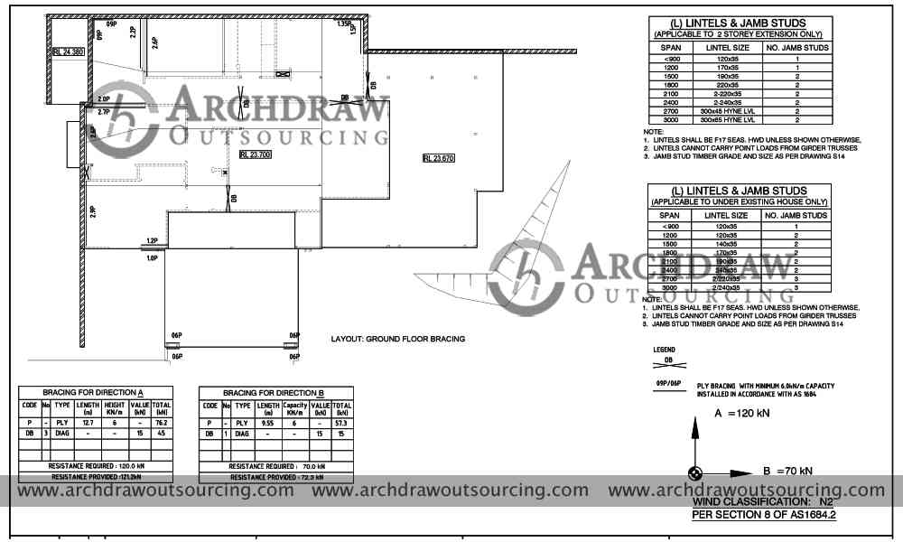 Structural Wind Classification Detailing Drawing Project Auckland