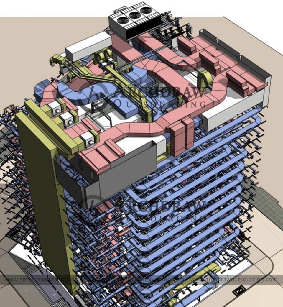 MEP HVAC BIM Modeling Services