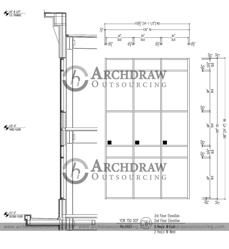 Glazing Shop Drawing Services UAE