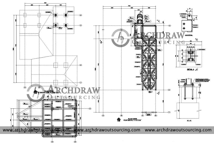 Structural Steel Shop Drawings and Fabrication Drawings