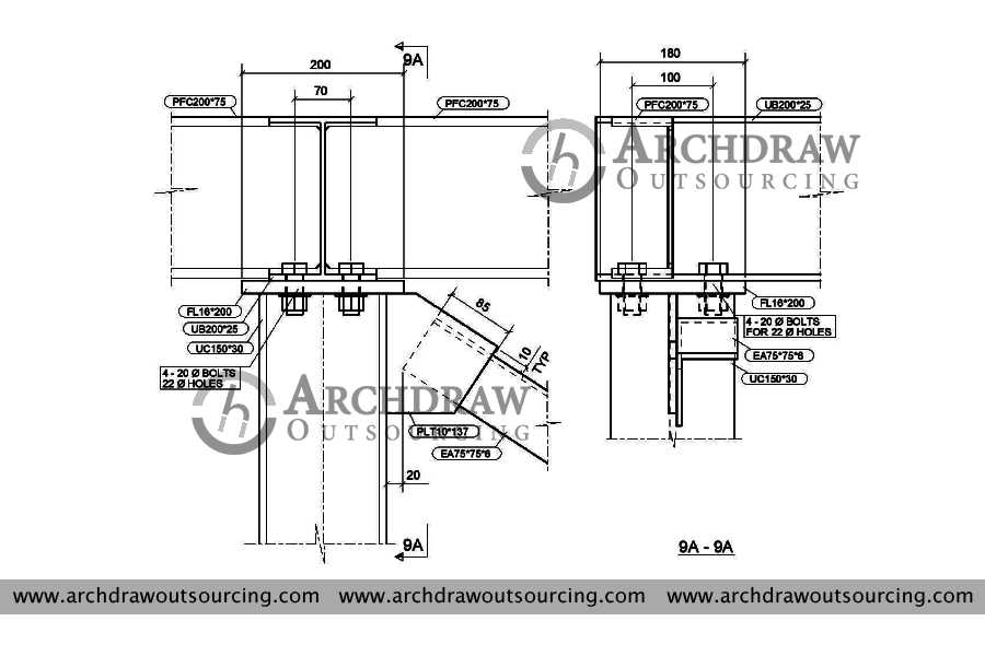 Structural Steel Shop Drawings And Fabrication Drawings